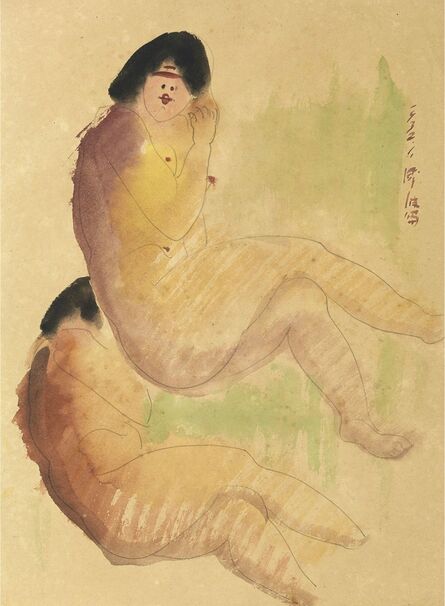 Chen Cheng-Po 陳澄波, ‘Seated Nude-32.1 (40)’, 1932