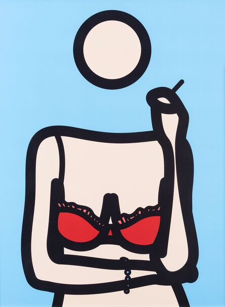 Julian Opie, ‘Ruth With Cigarette 4’, 2005