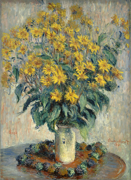 Claude Monet, ‘Jerusalem Artichoke Flowers’, 1880