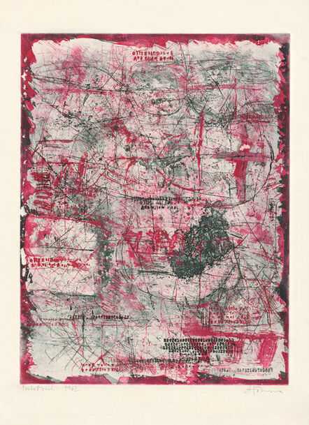 Gerhard Hoehme, ‘ATV-Pink’, 1962