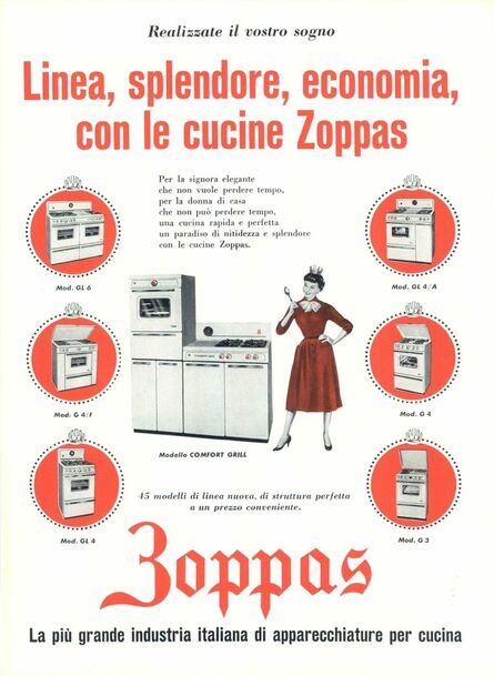 Zoppas, ‘Pubblicità Zoppas’, 1959
