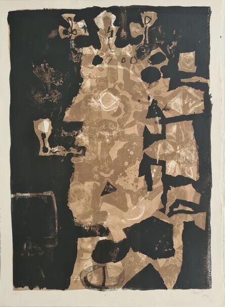 Antoni Clavé, ‘Roy à la pipe (brun-noir) ’, 1960