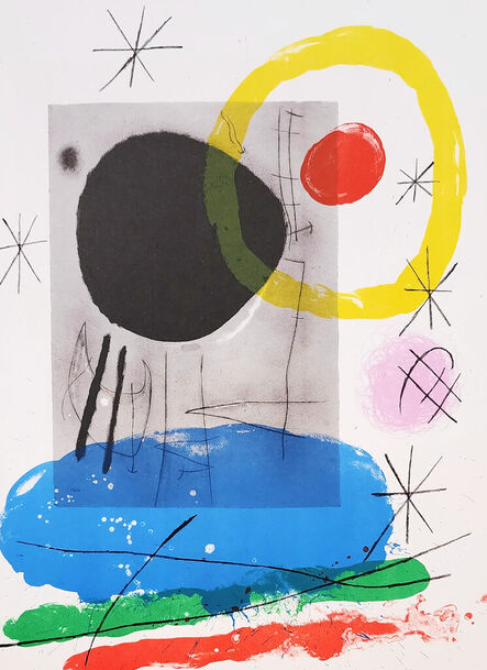 Joan Miró, ‘Lithographier Originale (Les Peintures Sur Carton De Miro) (Surrealist Art, Abstract Expressionism, Modern Art)’, 1965