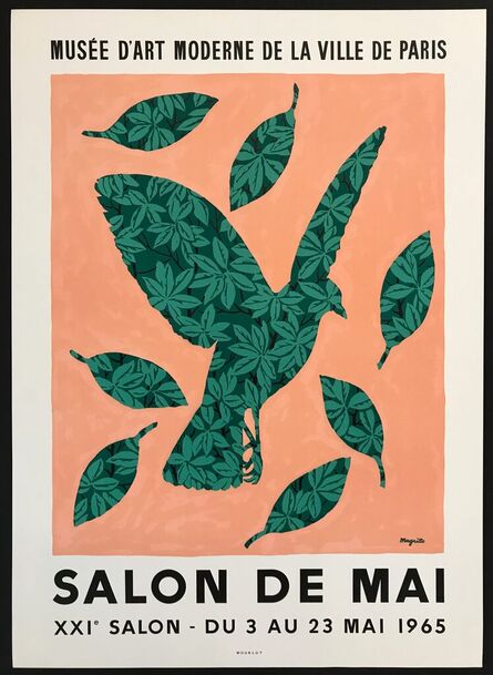 René Magritte, ‘Salon de Mai (Musee d'Art Moderne de la Ville de Paris)’, 1965