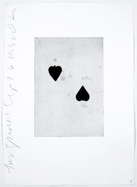 Donald Sultan, ‘Two Spades’, 1990