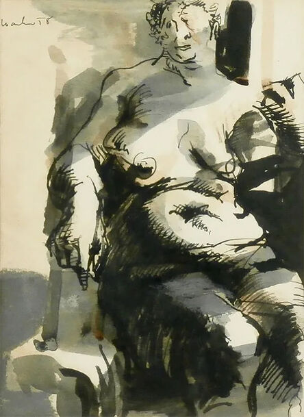 Howard Warshaw, ‘Seated Nude’, 1958
