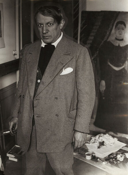 Brassaï, ‘Portrait of Picasso in His Studio at 23 rue de La Boëtie, Paris’, 1932/1950-60s
