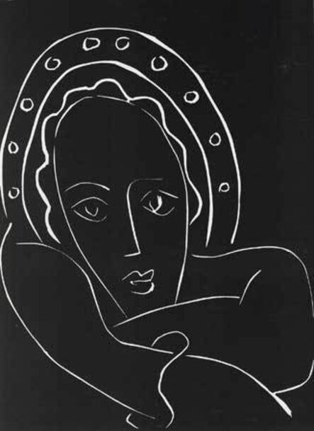 Henri Matisse, ‘...Le regard fixe, les joues en feu...’, 1944