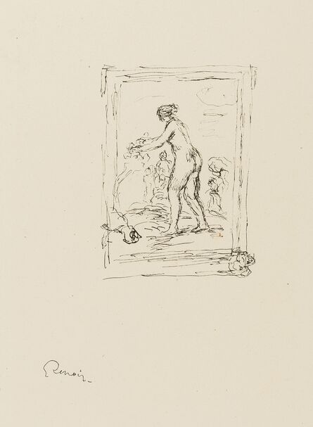 Pierre-Auguste Renoir, ‘Femme au Cap de Vigne, 2eme Variante (Delteil 46; Stella 46)’, 1904