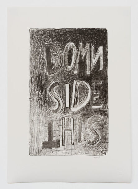 Walter Swennen, ‘This Side Down (2)’, 2021