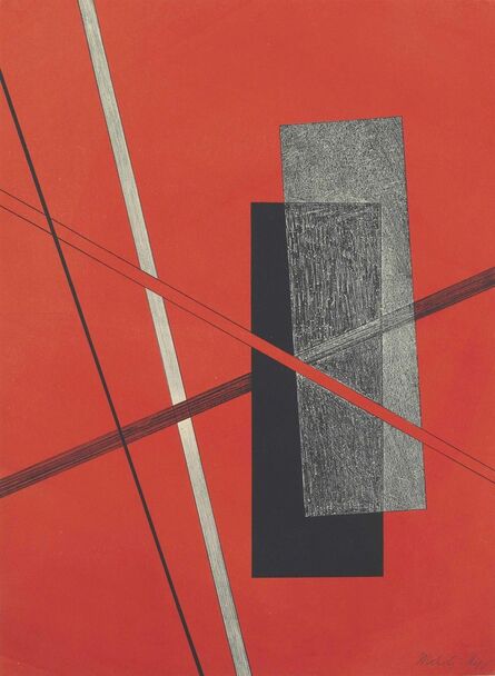László Moholy-Nagy, ‘Konstruktion IV, from Konstruktionen 6. Kestnermappe’, 1923