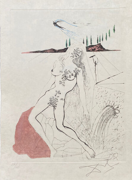 Salvador Dalí, ‘Woman at the Fountain’, ca. 1960