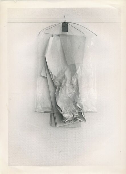 Bruce McLean, ‘Installation for wardrobe hanging on picture rail’, 1969