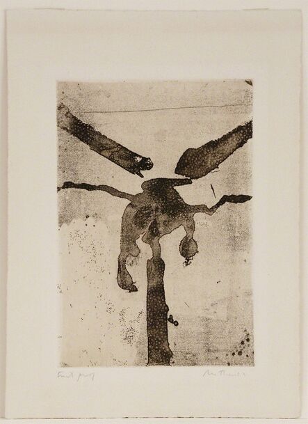 Robert Motherwell, ‘Paroles Peintes III (Unique)’, 1967