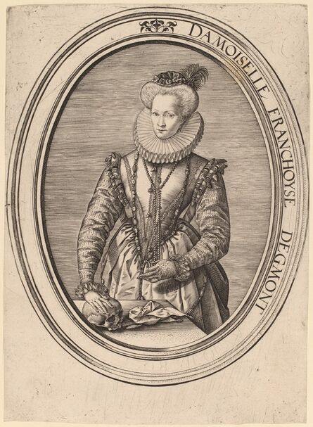 Hendrik Goltzius, ‘Countess Francoise D'Egmond’, 1580