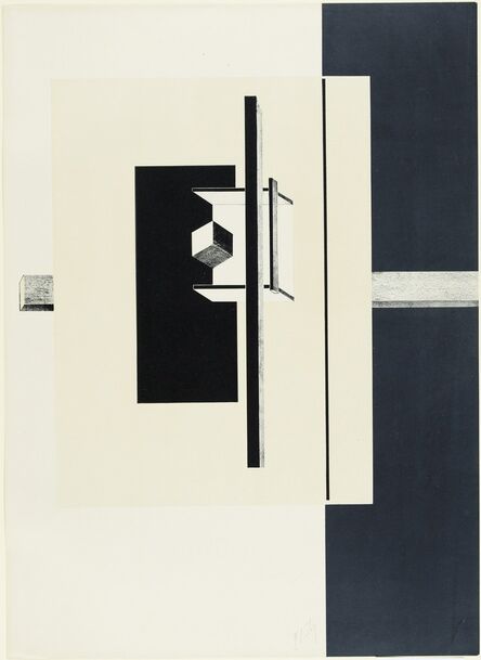 El Lissitzky, ‘1o Kestnermappe Proun [Proun. 1st Kestner Portfolio]’, 1923