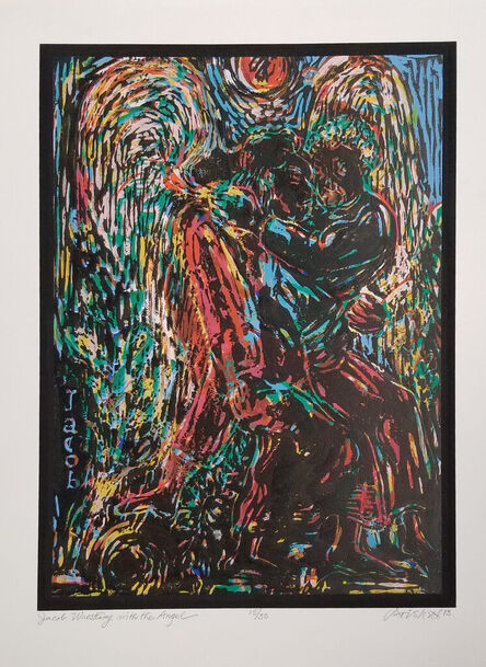David Driskell, ‘Jacob Wrestling with the Angel’, 2015