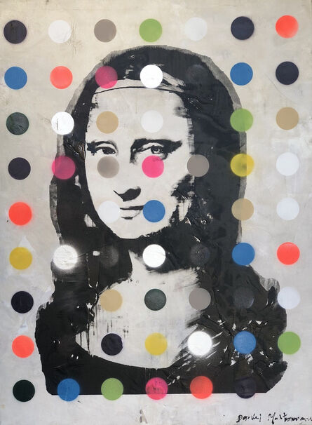 Daniel Maltzman, ‘Mona Lisa with Colored Dots’, 2021
