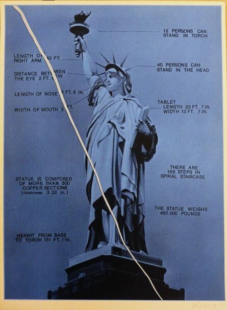 Jacques Monory, ‘USA 76 - Statue de la liberté’, 1976