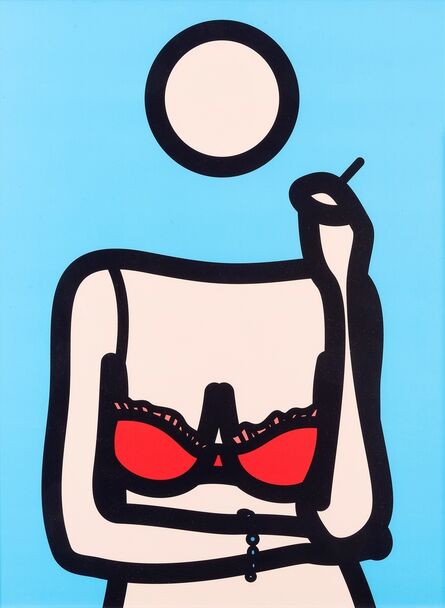 Julian Opie, ‘ Ruth With Cigarette 4’, 2005