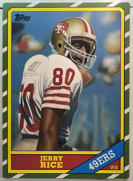 George Mead, ‘1986 Topps Jerry Rice’, 2023