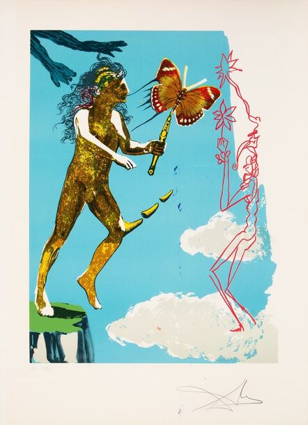 Salvador Dalí, ‘Release of the psychic spirit, from Madame butterfly & the dream’, 1978