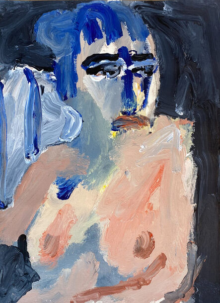 Emilio Villalba, ‘Seated Nude in Menorca’, 2023