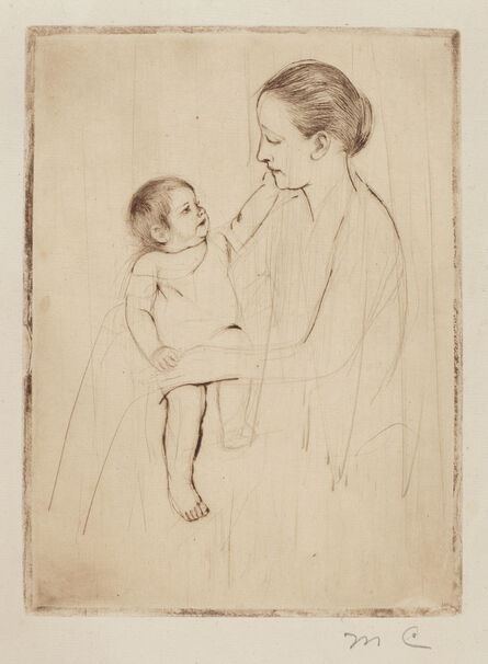 Mary Cassatt, ‘The Caress’, ca. 1891