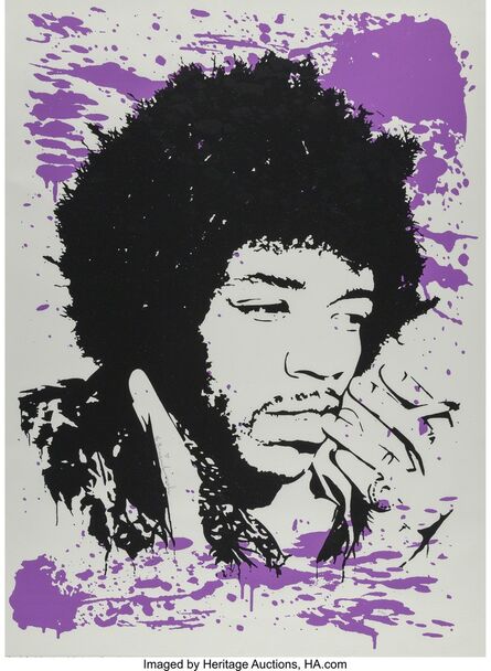 Mr. Brainwash, ‘Jimi Hendrix Purple Haze’, 2009