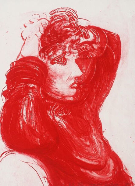 David Hockney, ‘Red Celia’, 1984