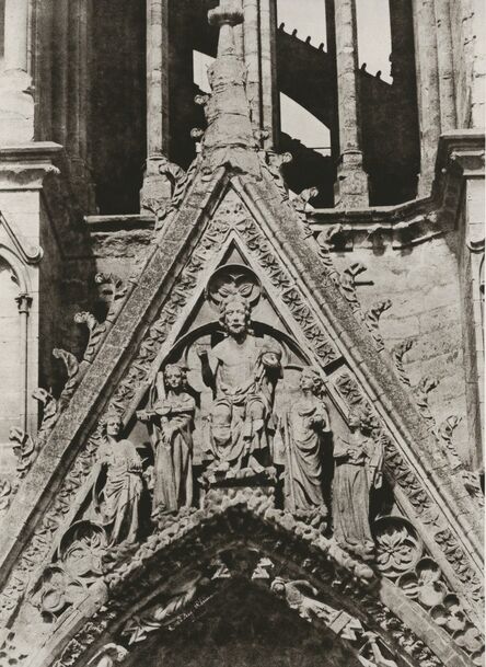 Jean-Louis-Henri Le Secq, ‘Reims. Cathédrale Notre-Dame. Tour Nord. 2e étage du côté oriental, la galerie des rois’, 1851c/1870