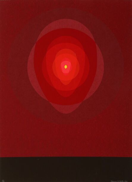 Clarence Holbrook Carter, ‘Untitled - Red Mandala’, 1967
