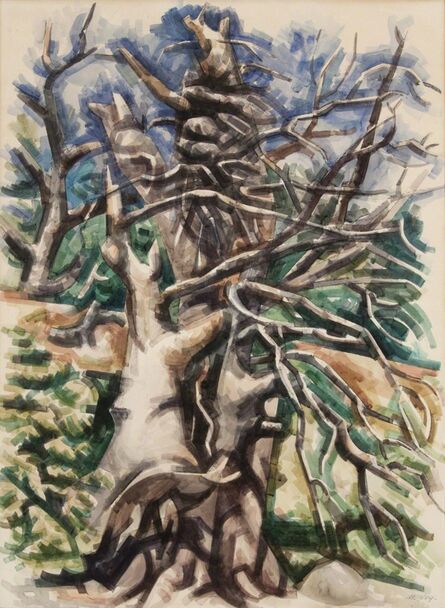 Loren Mozley, ‘Broken Cypress’, 1956