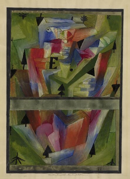 Paul Klee, ‘Paysage près de E. (en Bavière)’, 1921