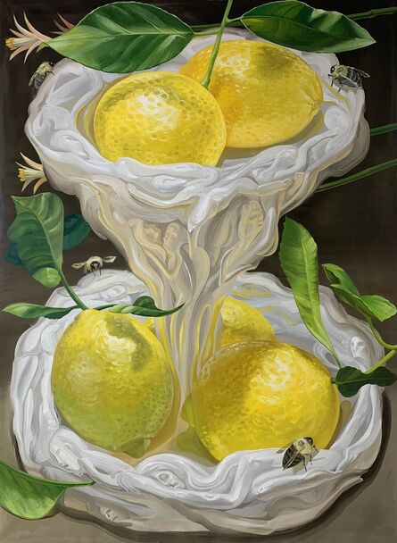 Gerald Davis, ‘Two Tier Porcelain with Lemons’, 2021