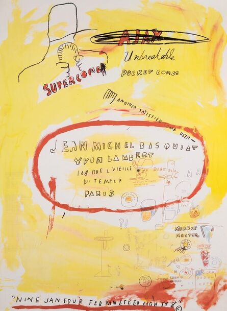 After Jean-Michel Basquiat, ‘Supercomb 1988’, 2021