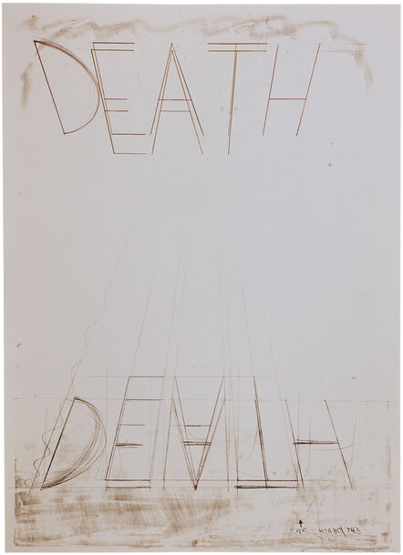 Bruce Nauman, ‘Eat Death’, 1973