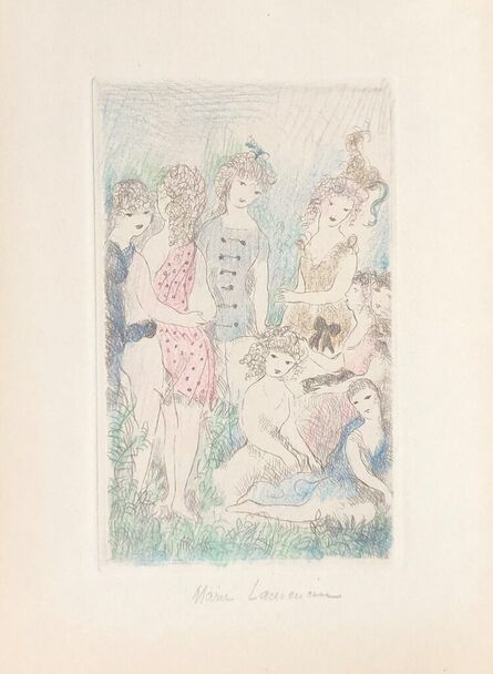 Marie Laurencin, ‘Huit filles dans un pré’, 1926