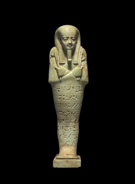Ancient, ‘Egyptian shabti for Nefer-ib-re-sa-neith’, Saqqara, Late Dynastic Period, 26th Dynasty, reign of Amasis II, c.570, 526 BC