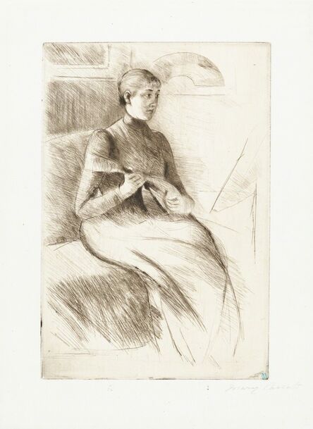 Mary Cassatt, ‘The Mandolin Player’, ca. 1889