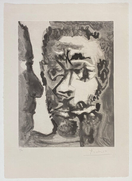 Pablo Picasso, ‘Fumeur avec un homme’, 1964