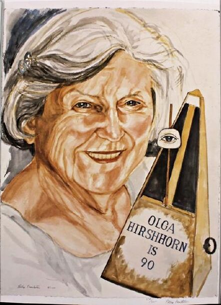Philip Pearlstein, ‘Olga Hirshhorn is 90’, 2010