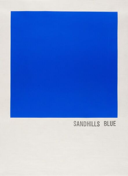 Todd Norsten, ‘Sandhills Blue’, 2016