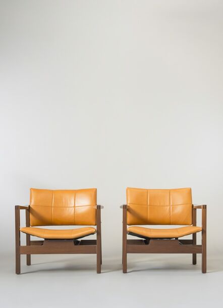 Michel Mortier, ‘Pair of armchairs SF112 - Hexagone’, 1960