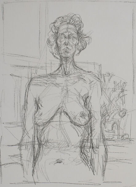 Alberto Giacometti, ‘Nude with Flowers | Nu aux fleurs’, 1960