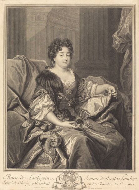 Pierre Drevet after Nicolas de Largilliérre, ‘Marie de Laubespine’