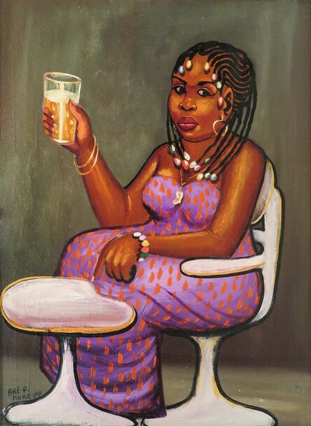 Moke, ‘La Buveuse de bière’, 1982