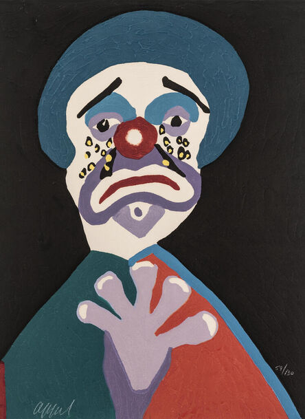 Karel Appel, ‘Circus 18 - Clown aux larmes d'or’, 1978
