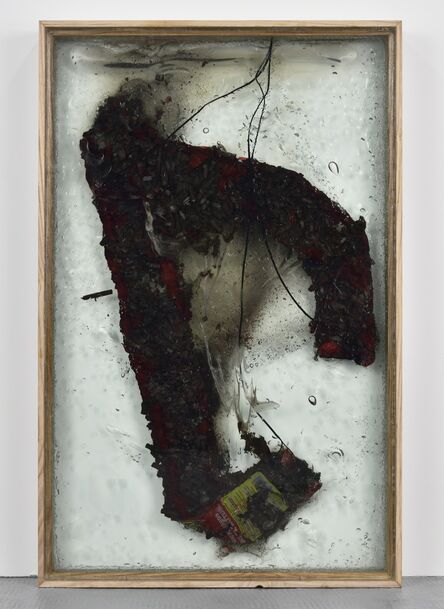 Vivien Roubaud, ‘Feu d'artifice, gel de petrole degazé, verre feuilleté, frene’, 2016