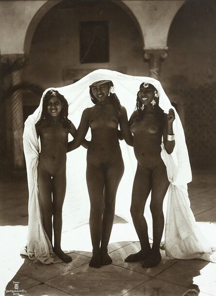 Lehnert and Landrock, ‘Three young nude women’, ca. 1910